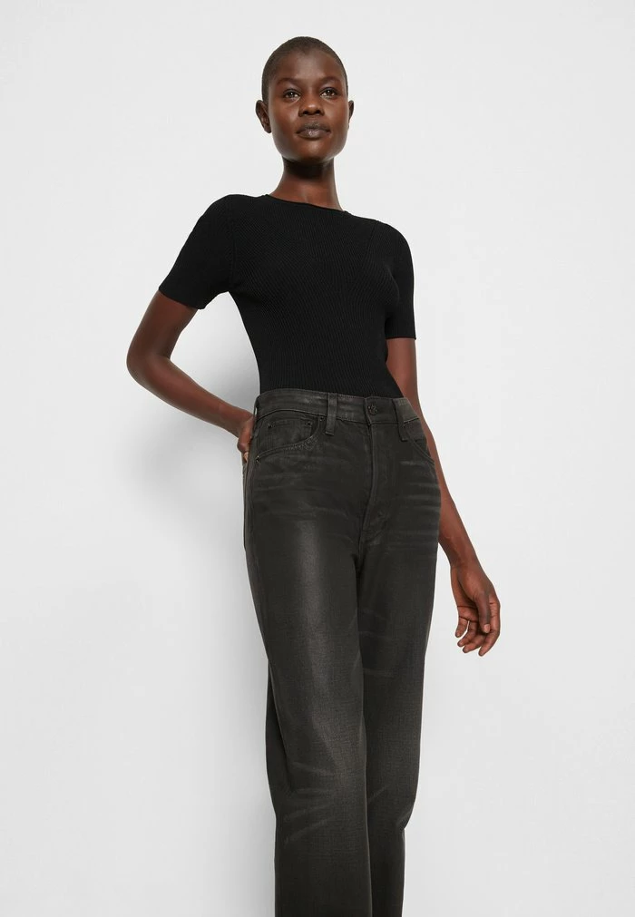 ALEX HIGH-RISE - Straight leg jeans - worn black Rag & Bone ALEX HIGH-RISE - Straight Leg Jeans - Worn Black -rag & bone Shop 0168295ffe694eba965aff14956f8975