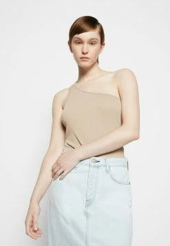 Rag & Bone ZOE ASYMMETRIC TANK LABEL - Top - Tanbeige -rag & bone Shop 03c2558dce6d4817906e90b94b6d8c53