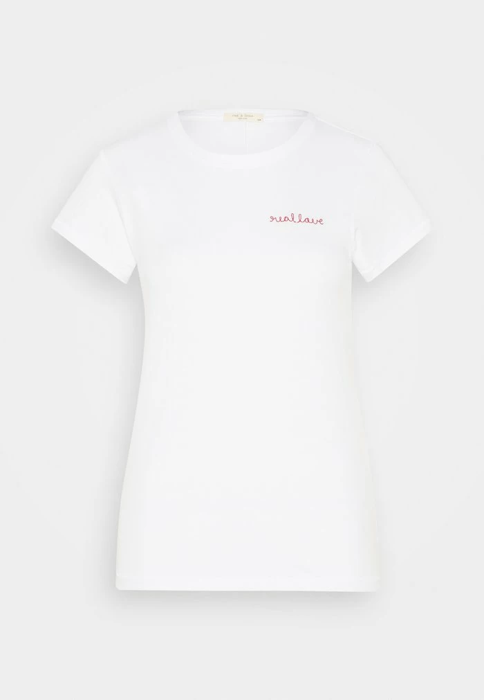 THE LOVE TEE WHITE LABEL - Basic T-shirt - white Rag & Bone THE LOVE TEE WHITE LABEL - Basic T-shirt - White -rag & bone Shop 0410ed5634dc43279add2985492058af