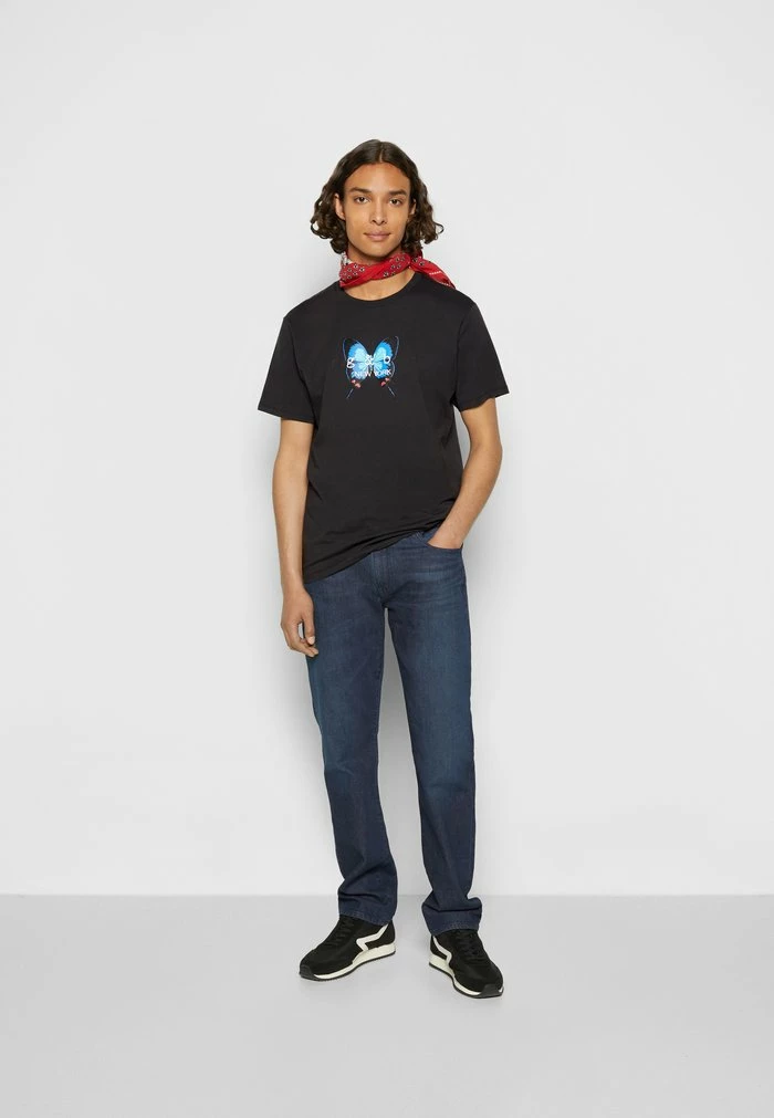 CITY BUTTERFLY - Print T-shirt - black Rag & Bone CITY BUTTERFLY - Print T-shirt - Black -rag & bone Shop 0453e85640114f40a0b0dcf647c73dd1