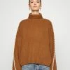 Rag & Bone INGRID TNECK - Jumper - Dark Brown