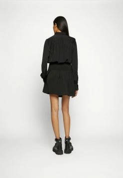 Rag & Bone BAILEY SMOCKED DRESS - Day Dress - Black -rag & bone Shop 08a1c5ce26b449a4af90b74bc3142939