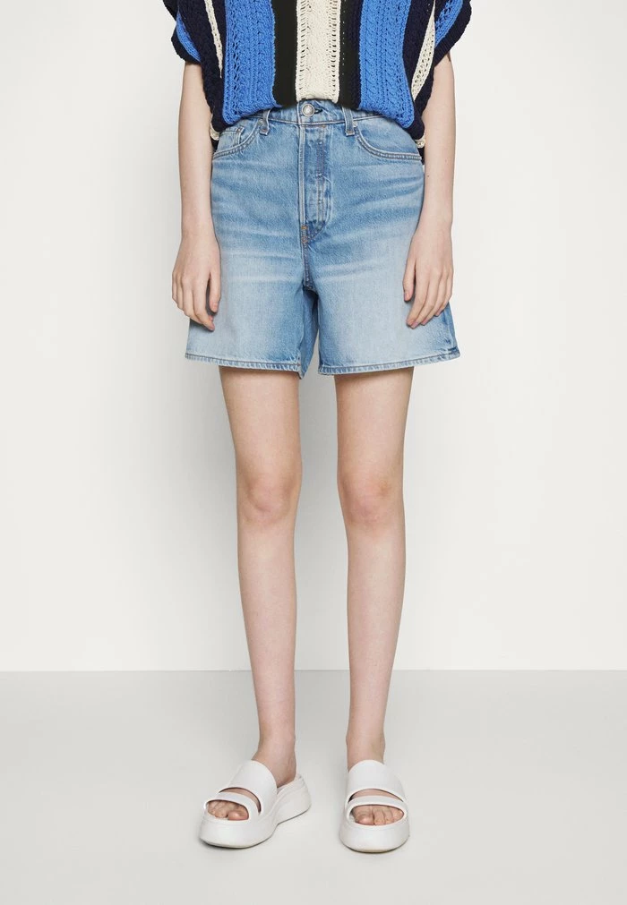 MAYA - Denim shorts - light blue Rag & Bone MAYA - Denim Shorts - Light Blue -rag & bone Shop 0992d898f53241f5b1a6c4c0211c9c7d