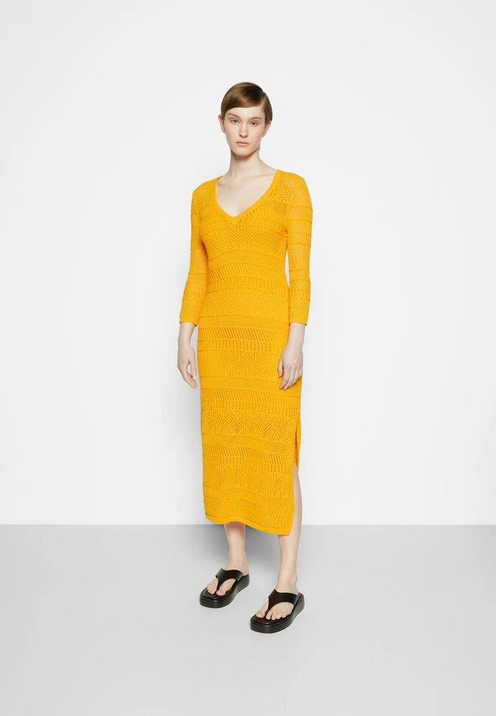 RENEE LONG DRESS BLACK LABEL - Jumper dress - deep yello Rag & Bone RENEE LONG DRESS BLACK LABEL - Jumper Dress - Deep Yello -rag & bone Shop 0bba743ef81f4d4494e0e948f003b9c1