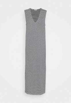 Rag & Bone MICHAL VNECK MIDI MUSCLE DRESS - Day Dress - Navy/white -rag & bone Shop 0fd234d9a1bd41eaab3d730664ae81f1