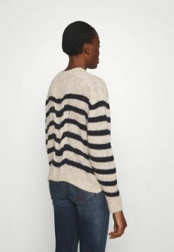 Rag & Bone MIA STRIPED CABLE - Jumper - Wheat -rag & bone Shop 1087c15804df493795a819857c056adb