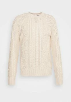 Rag & Bone ARAN DEXTER CREW - Jumper - Sand -rag & bone Shop 13851bfc20c44d5cb3d230f3b9c3f388