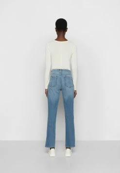 Rag & Bone NINA HIGH RISE CIGARETTE SLIT WHITE LABEL - Slim Fit Jeans - Blue Denim -rag & bone Shop 172cae1250f64769abf924c11227dd25