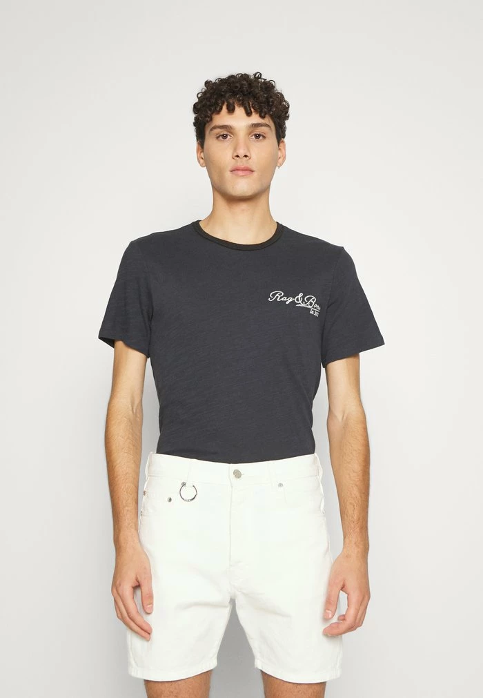 VARSITY FLAME TEE - Basic T-shirt - sal Rag & Bone VARSITY FLAME TEE - Basic T-shirt - Sal -rag & bone Shop 1f5a782605424993a38ec3be6d2c1eff