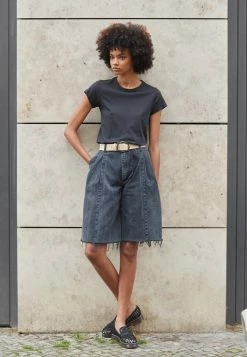 Rag & Bone THE SLUB TEE - Basic T-shirt - Black