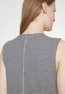 Rag & Bone MICHAL VNECK MIDI MUSCLE DRESS - Day Dress - Navy/white -rag & bone Shop 1feb2e1c3eb6468db468692849e94284