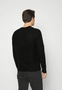 Rag & Bone LIGHTWEIGHT PIERCE CREW - Jumper - Black -rag & bone Shop 24a4a9562bce4c608260d7f461279d34