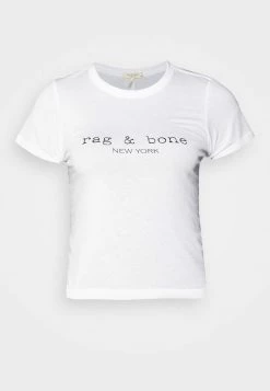 Rag & Bone LOGO BABY TEE - Print T-shirt - White -rag & bone Shop 292dae352a2d443bb6fa6e7f11d26d9c