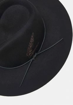 Rag & Bone KACY FEATHER FEDORA - Hat - Black -rag & bone Shop 2a8615add78740c7908ecc055145e08d