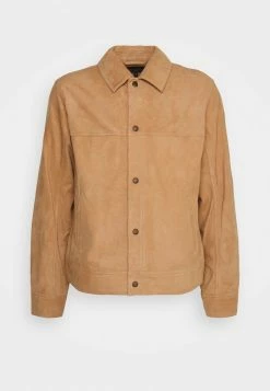 Rag & Bone OWEN JACKET - Leather Jacket - Tan -rag & bone Shop 2d52bdc34c2e4aeb9bcbe37d59ae85d3