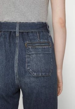 Rag & Bone MIRAMAR MIA - Trousers - Blue Denim -rag & bone Shop 2e68894a8bc84d69b389d733f483b6e2