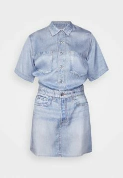 Rag & Bone LIQUID MIRAMAR DRESS - Day Dress - Blue Denim -rag & bone Shop 2fb299f1834a4c58918f82966203a2d1