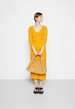 Rag & Bone RENEE LONG DRESS BLACK LABEL - Jumper Dress - Deep Yello 4 Rag & Bone RENEE LONG DRESS BLACK LABEL - Jumper Dress - Deep Yello -rag & bone Shop 305c5162ed7f4a3c92b777373447cd6e