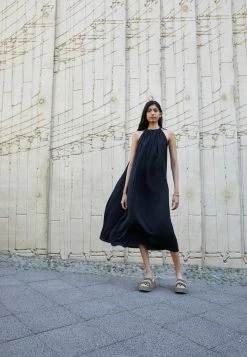 Rag & Bone BAILEY MIDI DRESS - Day Dress - Black