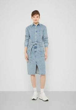 Rag & Bone MIA DRESS - Denim Dress - Clean Lou -rag & bone Shop 382f7c01d7e5448aabf522609b417860