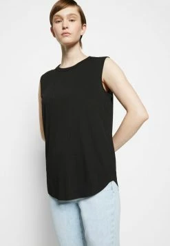 Rag & Bone ZOE MUSCLE TANK LABEL - Top - Black -rag & bone Shop 3d23ca23dd4044528b2913f6f8c681fc