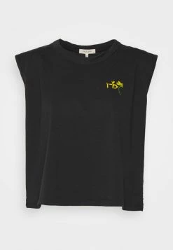 Rag & Bone FLORAL CROPPED MUSCLE - Print T-shirt - Black -rag & bone Shop 3dcaafba7a6548f0a7eb8e082c9960cd