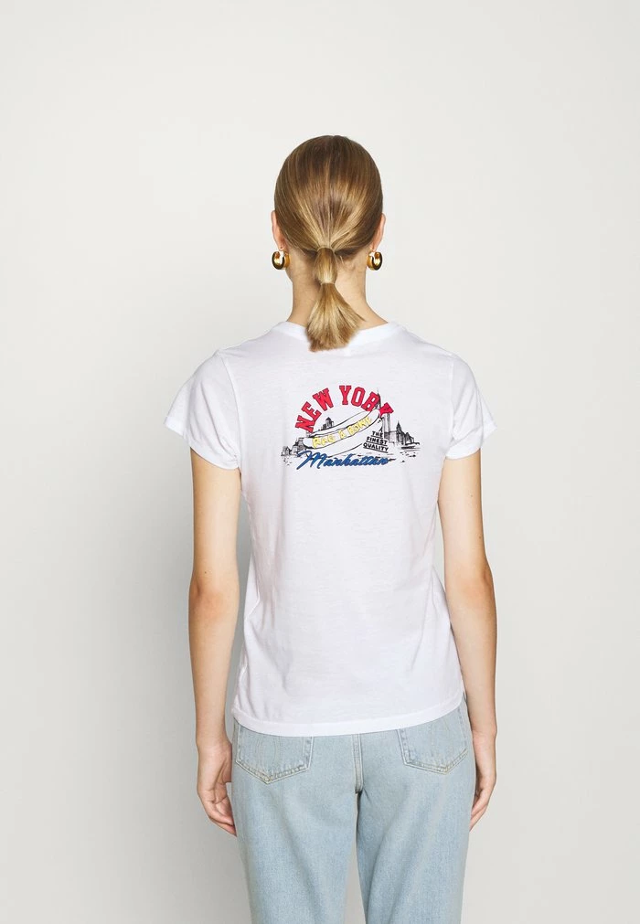 HOT DOG TEE LABEL - Print T-shirt - white Rag & Bone HOT DOG TEE LABEL - Print T-shirt - White -rag & bone Shop 422c5e189ceb483185cb448aa0cc22ad