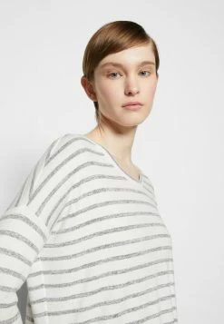 Rag & Bone THE KNIT STRIPED LABEL - Long Sleeved Top - White/grey 6 Rag & Bone THE KNIT STRIPED LABEL - Long Sleeved Top - White/grey -rag & bone Shop 4287ba51772d4c6d841d821807e457f1