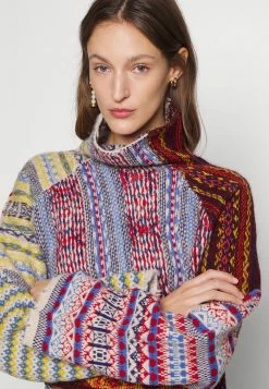 Rag & Bone HOLLIS FAIR ISLE TNECK - Jumper - Blue Multi-coloured -rag & bone Shop 43c4edec82204983adfa7e9d3dec7b9e