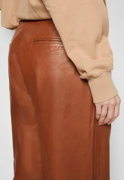 Rag & Bone LESLIE PANT - Leather Trousers - Cognac -rag & bone Shop 490d3e66a8984d16994d5f47bafca7ac