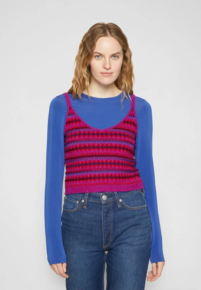 WILLOW FAIRISLE CAMI - Top - purple Rag & Bone WILLOW FAIRISLE CAMI - Top - Purple -rag & bone Shop 4abfa285cb97467c83040537b0dc851e