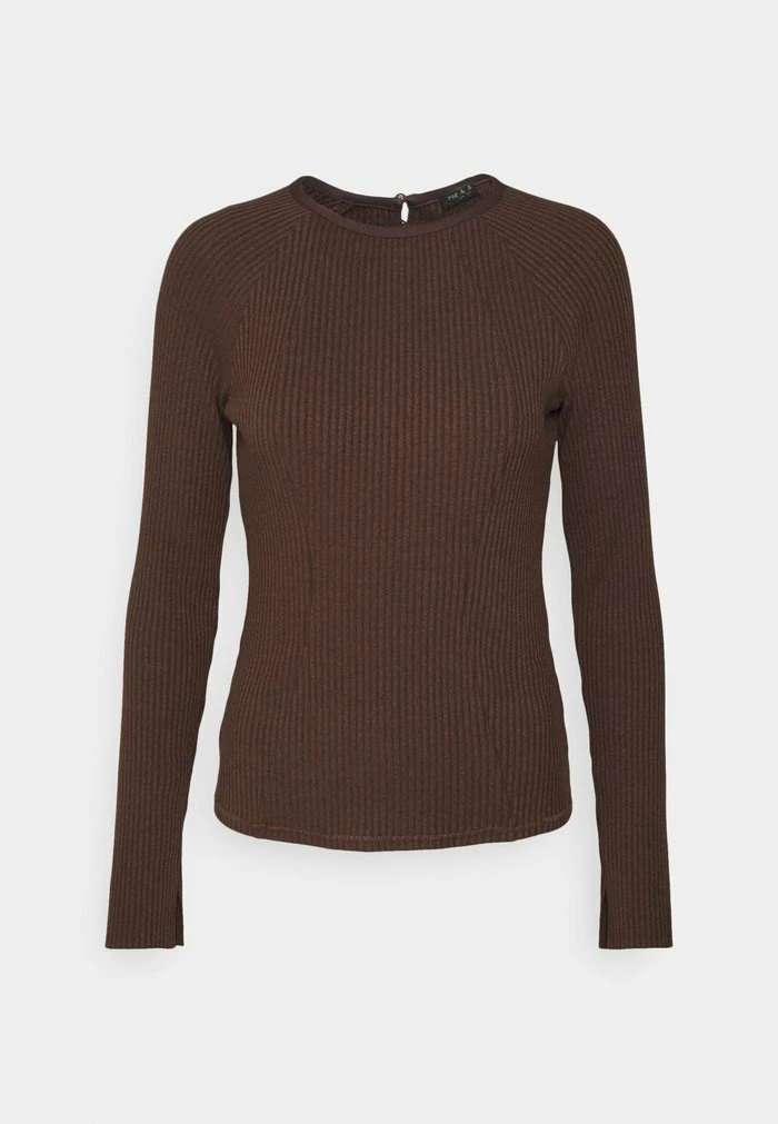 ECHO LONGSLEEVE - Jumper - dark brown Rag & Bone ECHO LONGSLEEVE - Jumper - Dark Brown -rag & bone Shop 4c111a0535cb44d1b3c3ec3c0356efbb