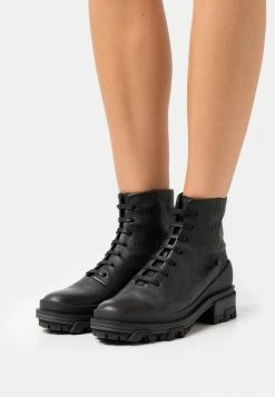 Rag & Bone SHILOH HIKER - Platform Ankle Boots - Black