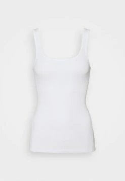 Rag & Bone THE ESSENTIAL SCOOP NECK TANK LABEL - Top - White -rag & bone Shop 4fcd5a6bd6d04fc693bdceaba5e73d40