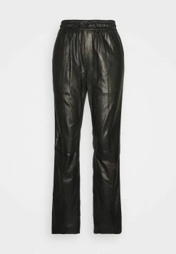 Rag & Bone IDRIS PANT - Leather Trousers - Black -rag & bone Shop 504d6bb505384c8bbde362e37dc66f3a