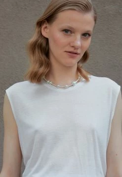 Rag & Bone MICHAL MUSCLE TANK - Print T-shirt - White -rag & bone Shop 5416d6ee0d884c4cad8f8fb845a76a73