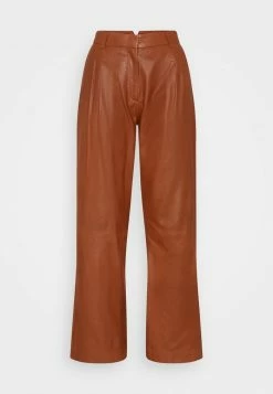 Rag & Bone LESLIE PANT - Leather Trousers - Cognac -rag & bone Shop 550cc6f5adbf4dbfa186cec868cb9e09