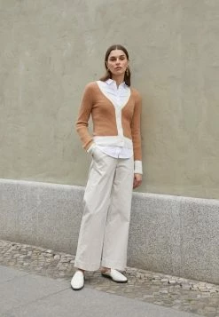 Rag & Bone PIERCE VEE CARDIGAN - Cardigan - Camel