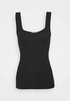 Rag & Bone THE ESSENTIAL SCOOP NECK TANK LABEL - Top - Black -rag & bone Shop 58876ad1fcec4331b522cc0852bf9b30