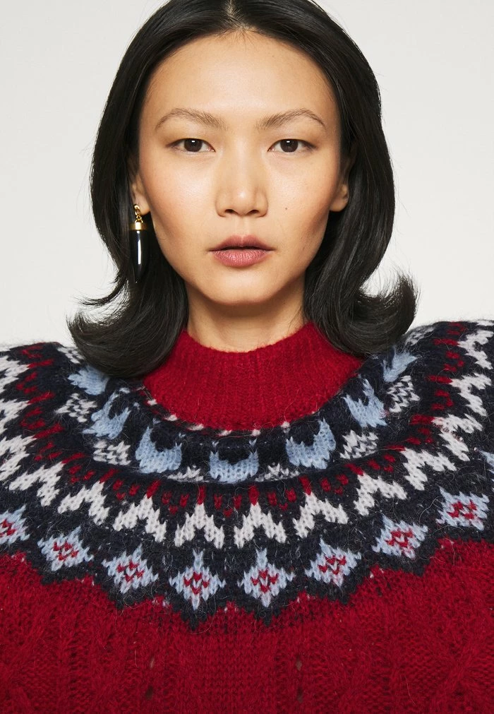 WILLOW FAIRISLE CREW BLACK LABEL - Jumper - redmult Rag & Bone WILLOW FAIRISLE CREW BLACK LABEL - Jumper - Redmult -rag & bone Shop 5a2fffc8717a45d0bfaf7ccee83fc6b3
