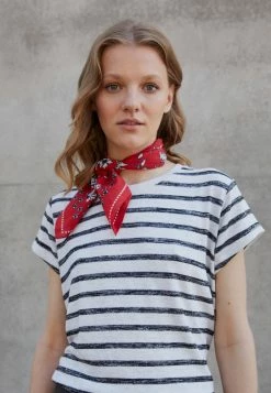 Rag & Bone THE TEE - Print T-shirt - Grey/white -rag & bone Shop 5b3b3cf423d2439091530d406db00288