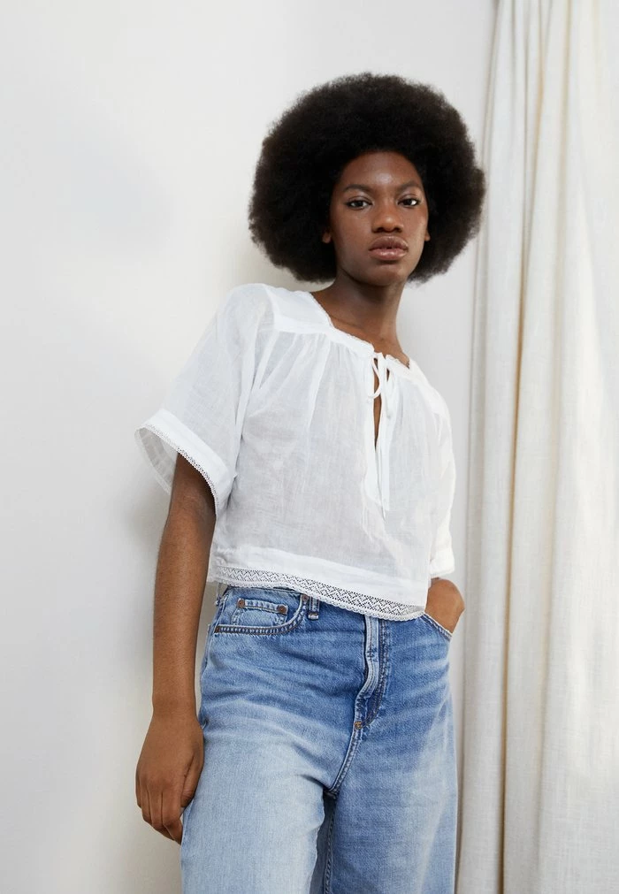 CHARLOTTE - Print T-shirt - white Rag & Bone CHARLOTTE - Print T-shirt - White -rag & bone Shop 5b8ead63620549c2975aad465cce80f6