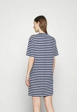 Rag & Bone THE SLUB DRESS LABEL - Jersey Dress - White/blue 2 Rag & Bone THE SLUB DRESS LABEL - Jersey Dress - White/blue -rag & bone Shop 5c3e84ed18d34408a3585c31ddffe440