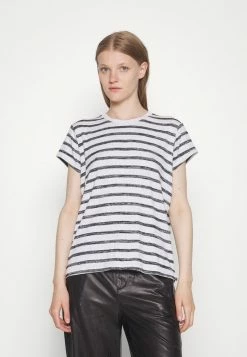 Rag & Bone THE TEE - Print T-shirt - Grey/white -rag & bone Shop 5ca77ebff42a4e4facb7fa68f43aa6aa