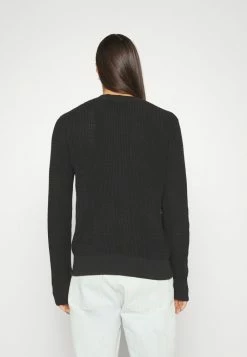 Rag & Bone DEXTER WAFFLE CREW - Jumper - Black -rag & bone Shop 5df712257a7b4015868611fef3f4c235