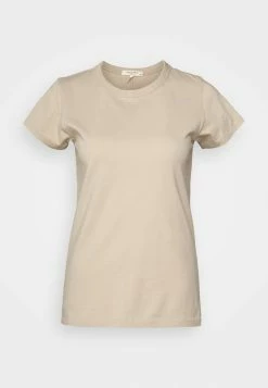 Rag & Bone GARMENT DYE TEE - Basic T-shirt - Warm Khaki -rag & bone Shop 5ef40e46bf1647d2b5b448af033b0604