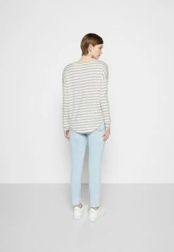 Rag & Bone THE KNIT STRIPED LABEL - Long Sleeved Top - White/grey 3 Rag & Bone THE KNIT STRIPED LABEL - Long Sleeved Top - White/grey -rag & bone Shop 5f2d7dedc4b2425e9899226b20fd290e