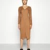 Rag & Bone THE BIAS DRESS - Jumper Dress - Camel