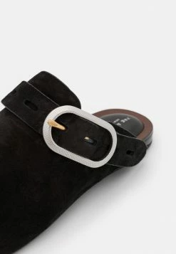 Rag & Bone ANSLEY SLIDE - Slippers - Black -rag & bone Shop 647489f1cf7d4e96a83b2e4c35c0a58a