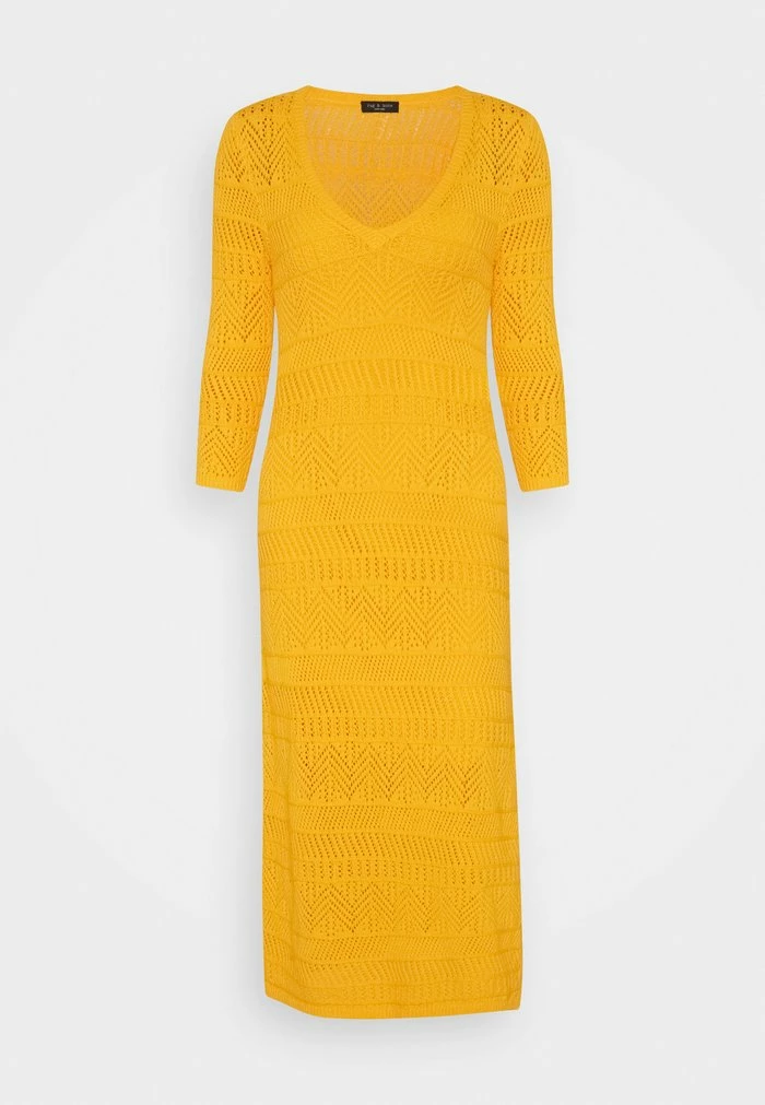 RENEE LONG DRESS BLACK LABEL - Jumper dress - deep yello Rag & Bone RENEE LONG DRESS BLACK LABEL - Jumper Dress - Deep Yello -rag & bone Shop 647ebaa6498a4f0e8ab33f917409d0b0